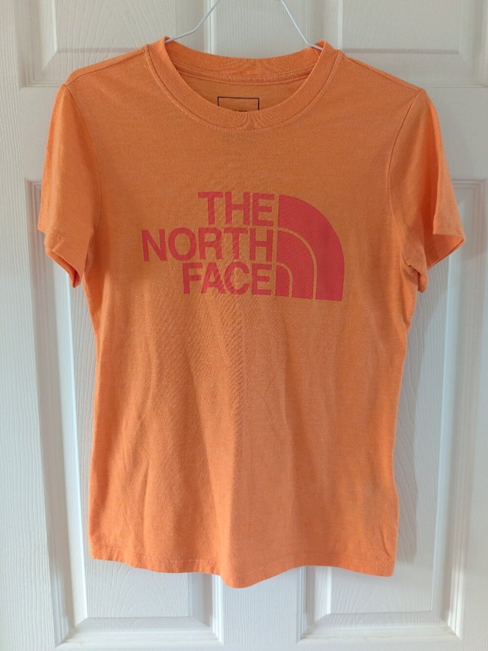 Orange North Face S T-Shirt